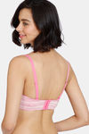 Zivame Gelato Padded High Wired 3/4th Coverage Strapless Bra - Pink Cosmos — thumbnail 2